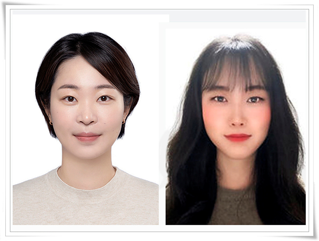 왼쪽부터양진경교수, 정소담교수사진